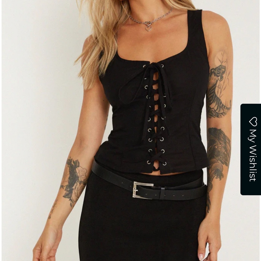 Motel Rocks Corset Top - Picture 3 of 4